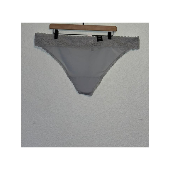 Torrid NWT 4X 4 g-string second skin grey lace trim - Picture 1 of 1